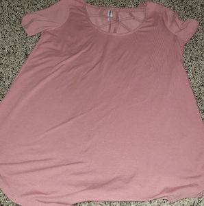 Pink tunic top